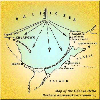 Map of Gdansk Delta