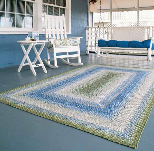 Home E Decor Braided Cotton Real Wool Rugs 100 Cotton Braided Rug Seascape