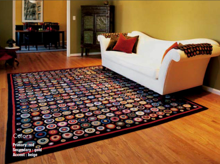 Star Patch Penny Rug