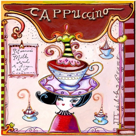 Wendy Costa glass cutting board cappuccino - Wendy Costa