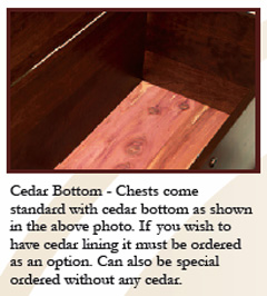 Rectangular Cedar Chest Honey - 4695 on sale at Stringer Furniture