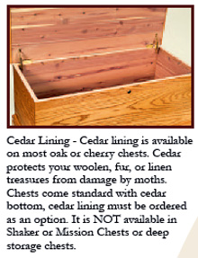 Rectangular Cedar Chest Honey - 4695 on sale at Stringer Furniture