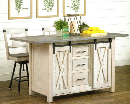 Kitchen Islands From All Our Amish, Amish Kitchen Island With Seating